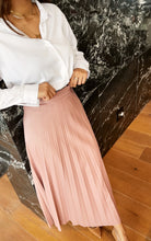 Load image into Gallery viewer, Pleated Vegan Leather Skirt
